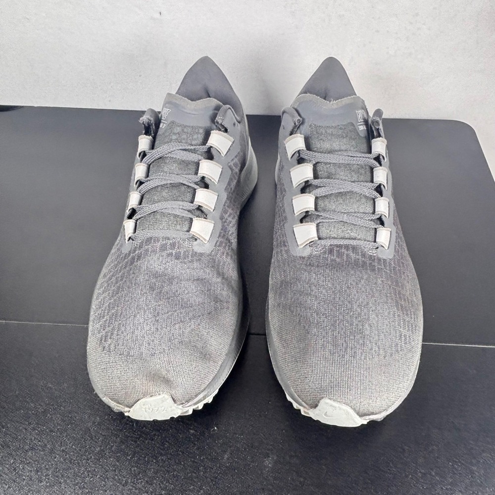 Nike Zoom Pegasus 37 Gray Mesh Running Athletic Sneakers Comfort Sporty Mens 12 - Picture 11 of 14